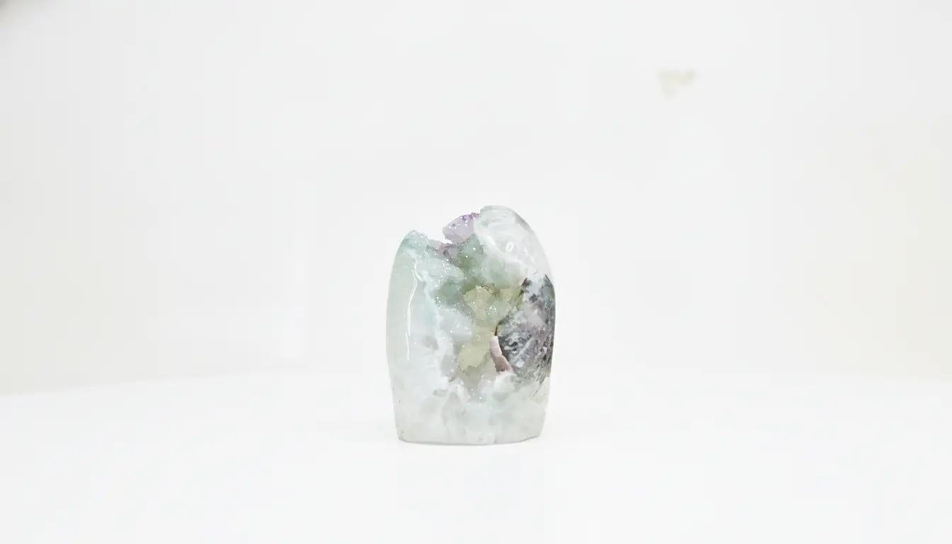 Moss · Cut-Base Amethyst Quartz, Green | Amethystore
