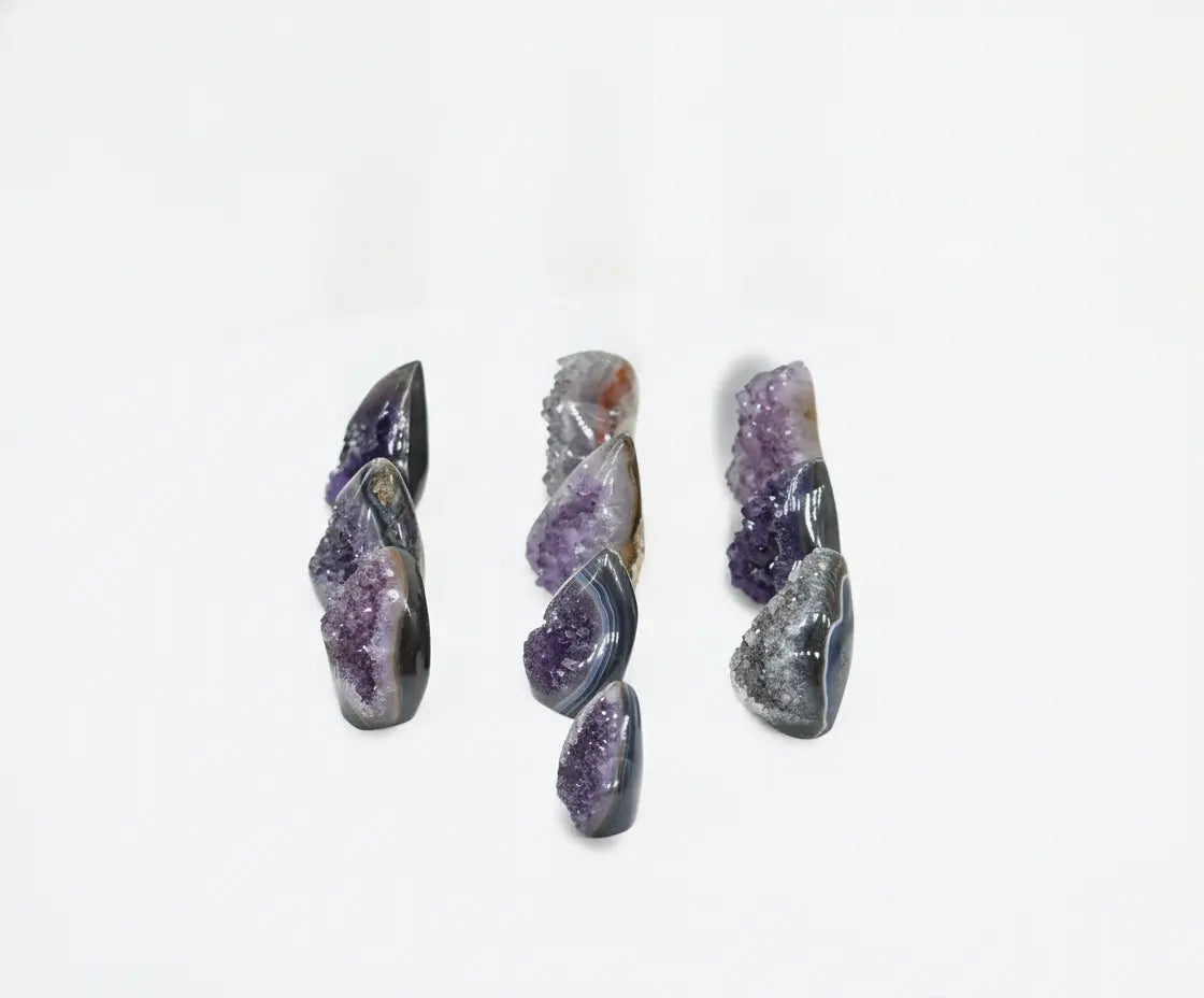 Pyre · Lot of Fully Polished Amethyst Flames - view 5
