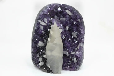 Willow · Amethyst Piece with Calcite - view 2