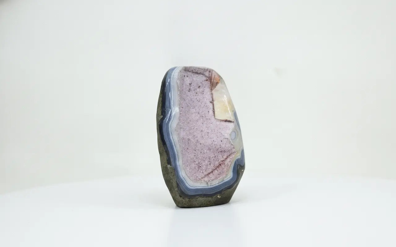 Alba · Rainbow Amethyst in White | Amethystore