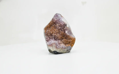 Amber · Amethyst with Sugar Druzy and Yellow Banding - view 2