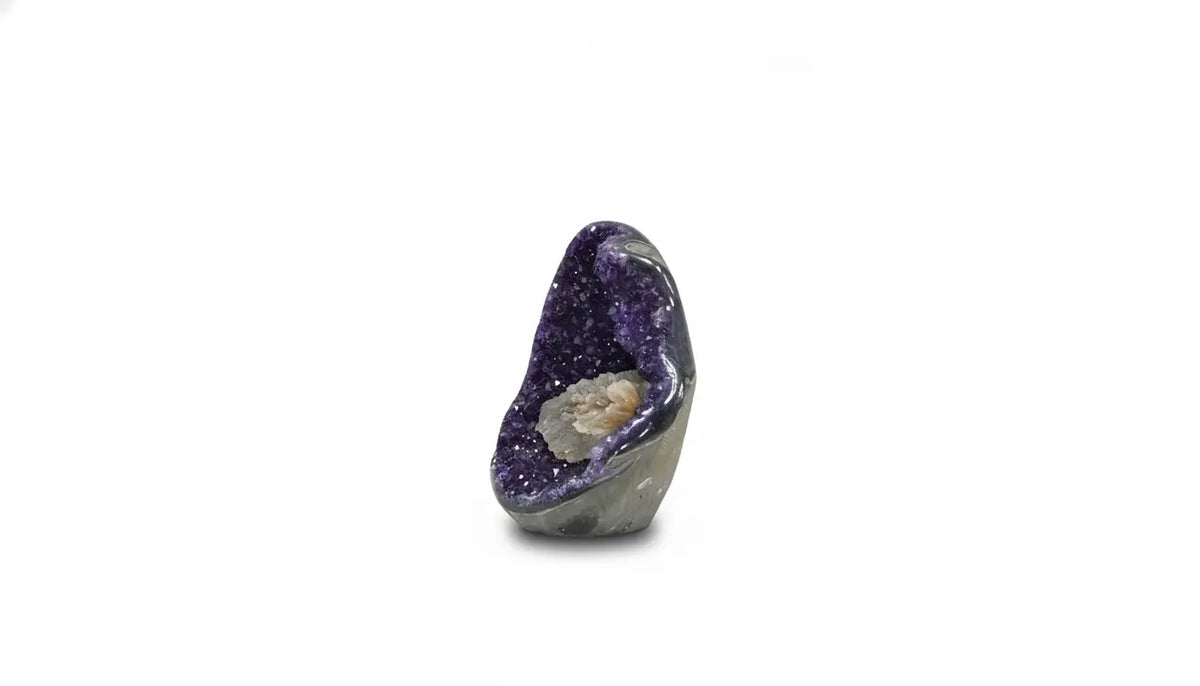 Aspen · Amethyst Piece with Calcite | Amethystore