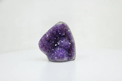 Basalt · Cut-Base Amethyst with Natural Formations - view 2