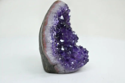 Basalt · Cut-Base Amethyst with Natural Formations - view 3