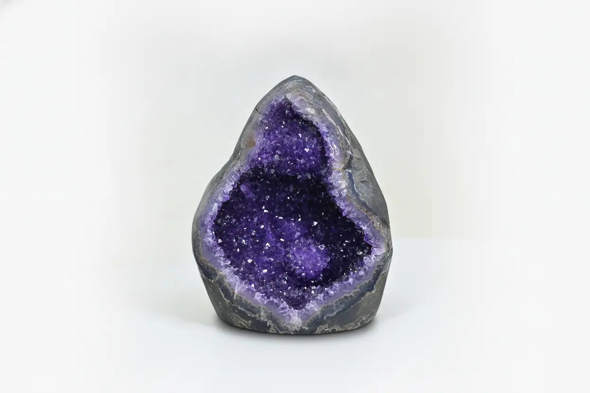 Caldera · High-Grade Amethyst Cavity with Interior Formations - view 2