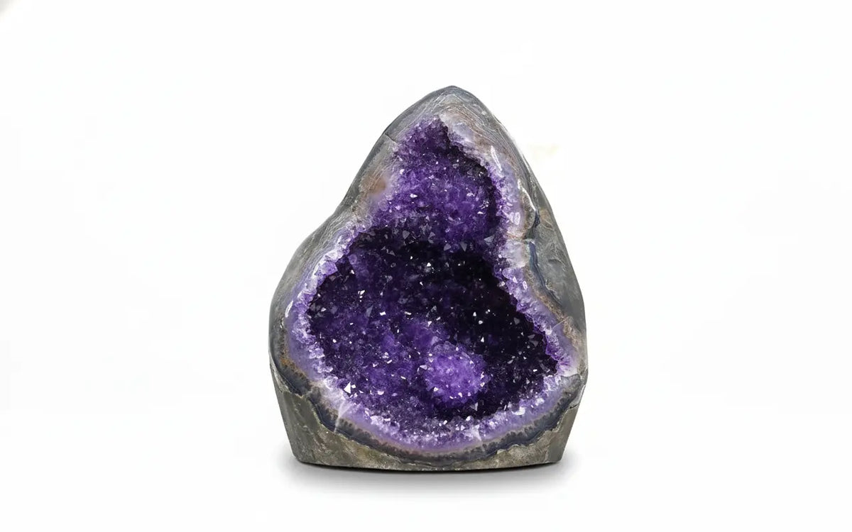 Caldera · High-Grade Amethyst Cavity with Interior Formations - view 4