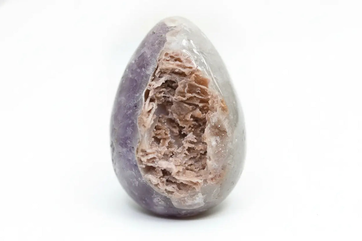 Ceto · Amethyst Egg with Stalactites - view 4