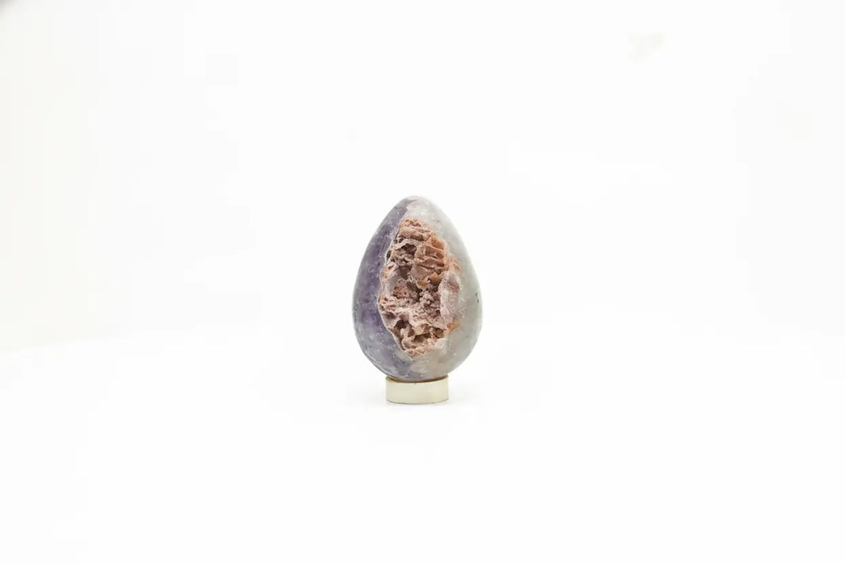Ceto · Amethyst Egg with Stalactites - view 5