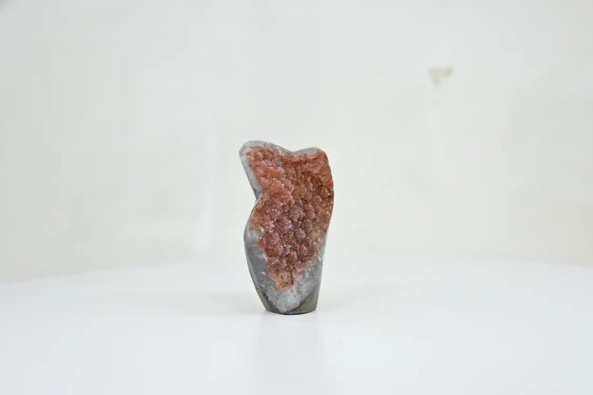 Cinder · Amethyst with Red Sugar Druzy - view 2