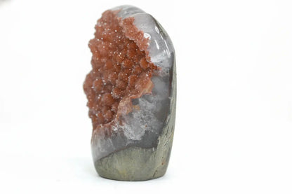Cinder · Amethyst with Red Sugar Druzy - view 3