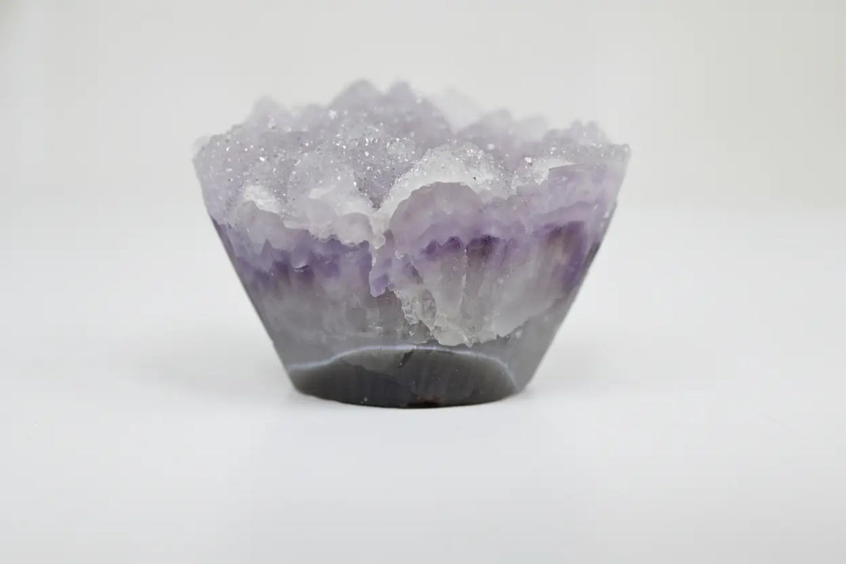 Clover · Rainbow Amethyst Cupcake with Sugar Druzy - view 3