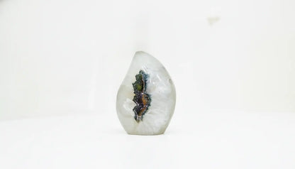 Cypress · Fully Polished Green Quartz Flame - view 2