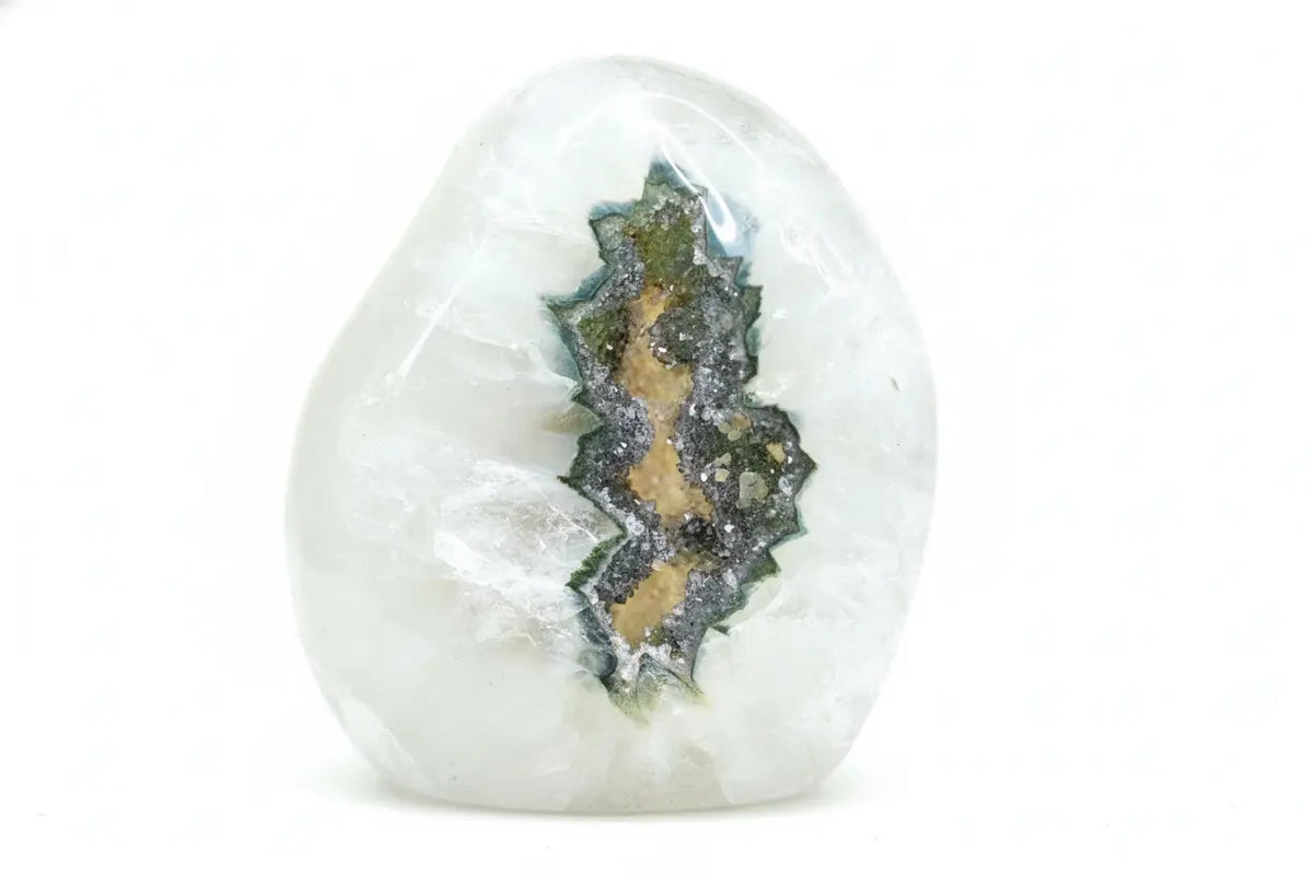 Cypress · Fully Polished Green Quartz Flame - view 3