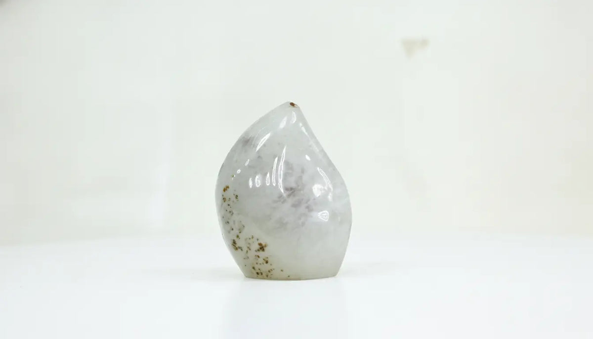 Cypress · Fully Polished Green Quartz Flame - view 4