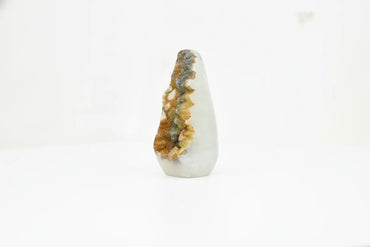Fern · Cut-Base Amethyst Quartz, Green & Yellow Sugar Druzy - view 2
