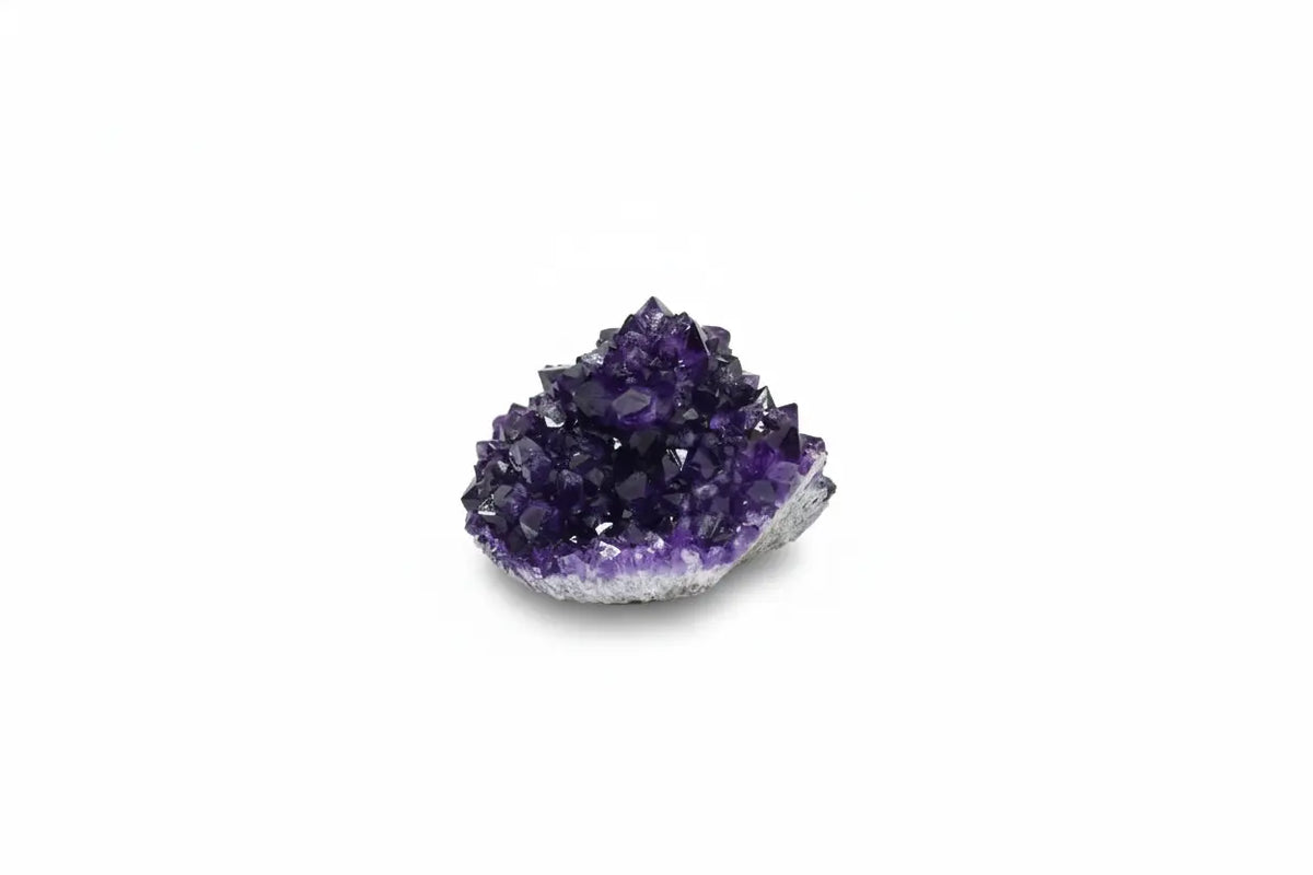 Flint · Raw Amethyst with Extra Formations - view 3