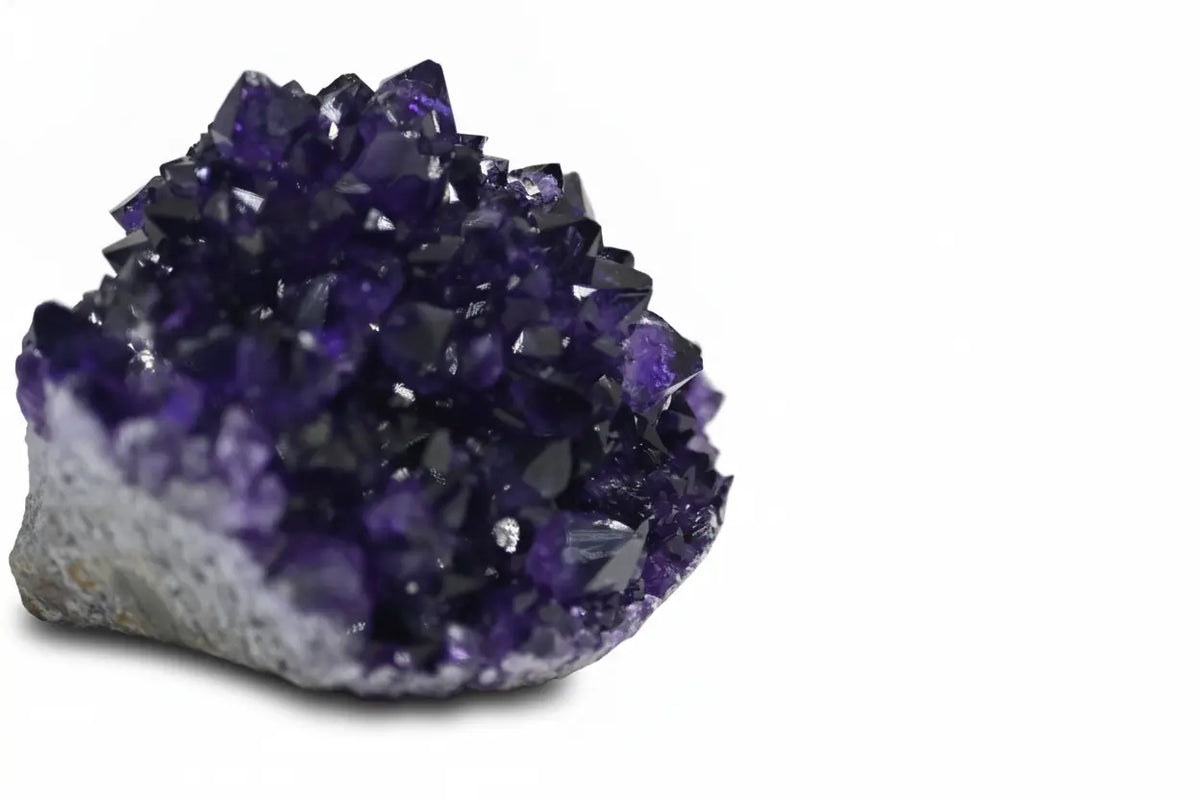 Flint · Raw Amethyst with Extra Formations - view 4