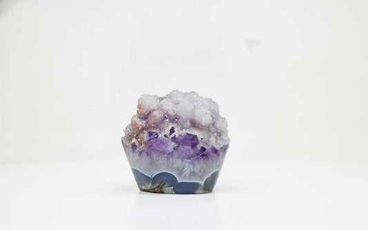 Hazel · Rainbow Amethyst Cupcake with Sugar Druzy | Amethystore