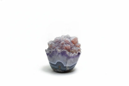 Hazel · Rainbow Amethyst Cupcake with Sugar Druzy - view 3