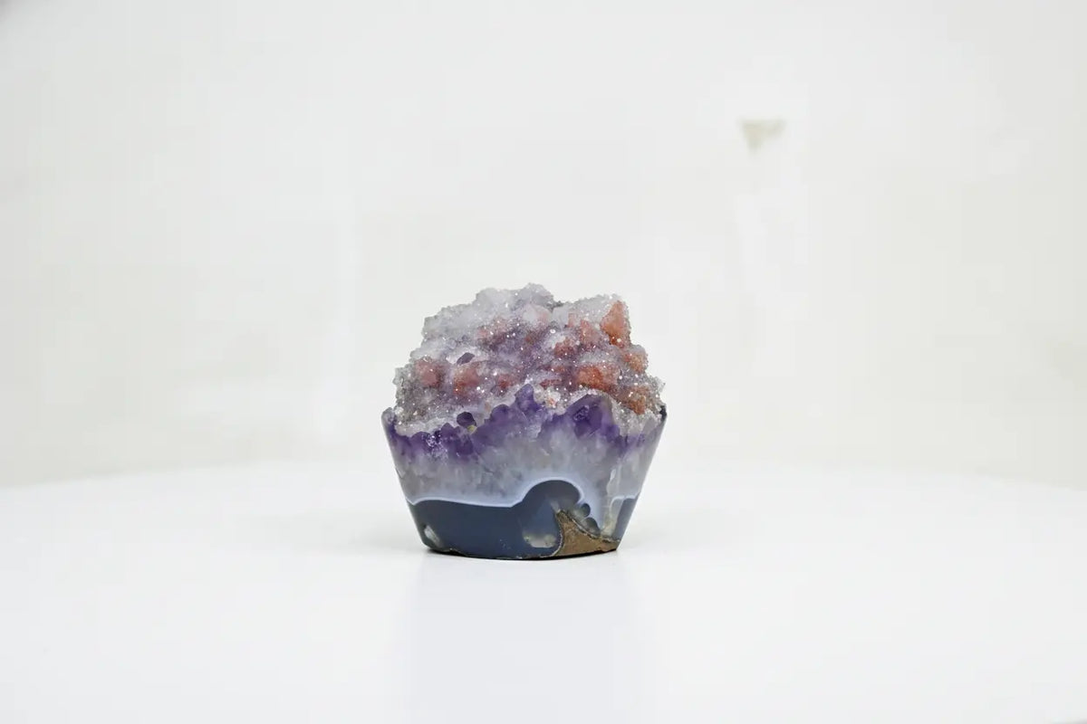 Hazel · Rainbow Amethyst Cupcake with Sugar Druzy - view 4