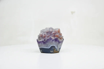 Hazel · Rainbow Amethyst Cupcake with Sugar Druzy - view 4