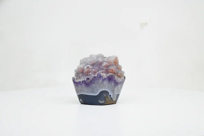 Hazel · Rainbow Amethyst Cupcake with Sugar Druzy - view 5
