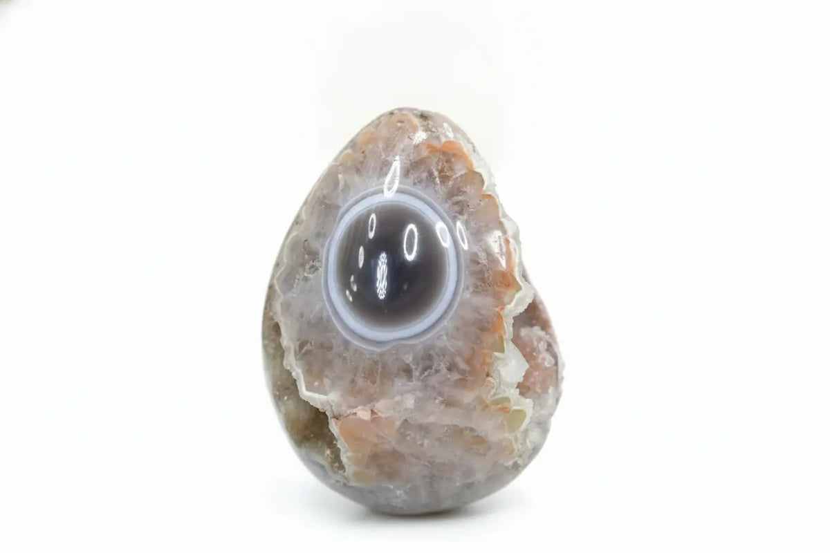 Io · Rainbow Amethyst Egg with Cavity | Amethystore