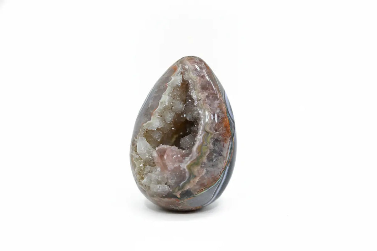 Io · Rainbow Amethyst Egg with Cavity - view 3