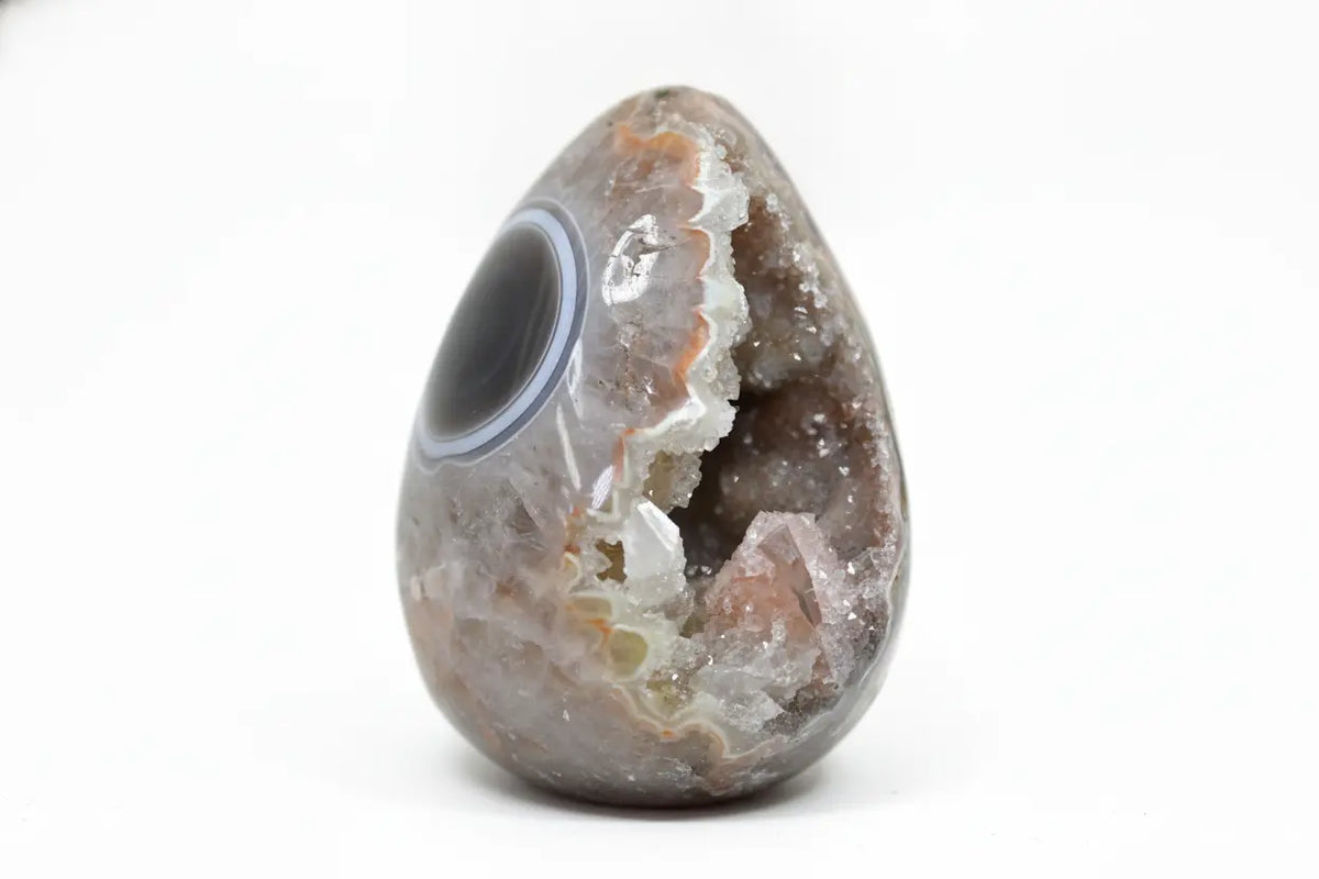 Io · Rainbow Amethyst Egg with Cavity - view 4