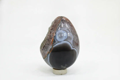 Io · Rainbow Amethyst Egg with Cavity - view 5