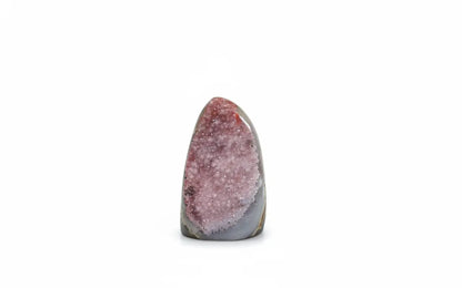 Iris · Cut-Base Rainbow Amethyst with Sugar Druzy, Polished - view 2