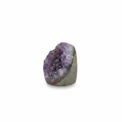 Iris · Cut-Base Rainbow Amethyst with Sugar Druzy, Polished - view 3