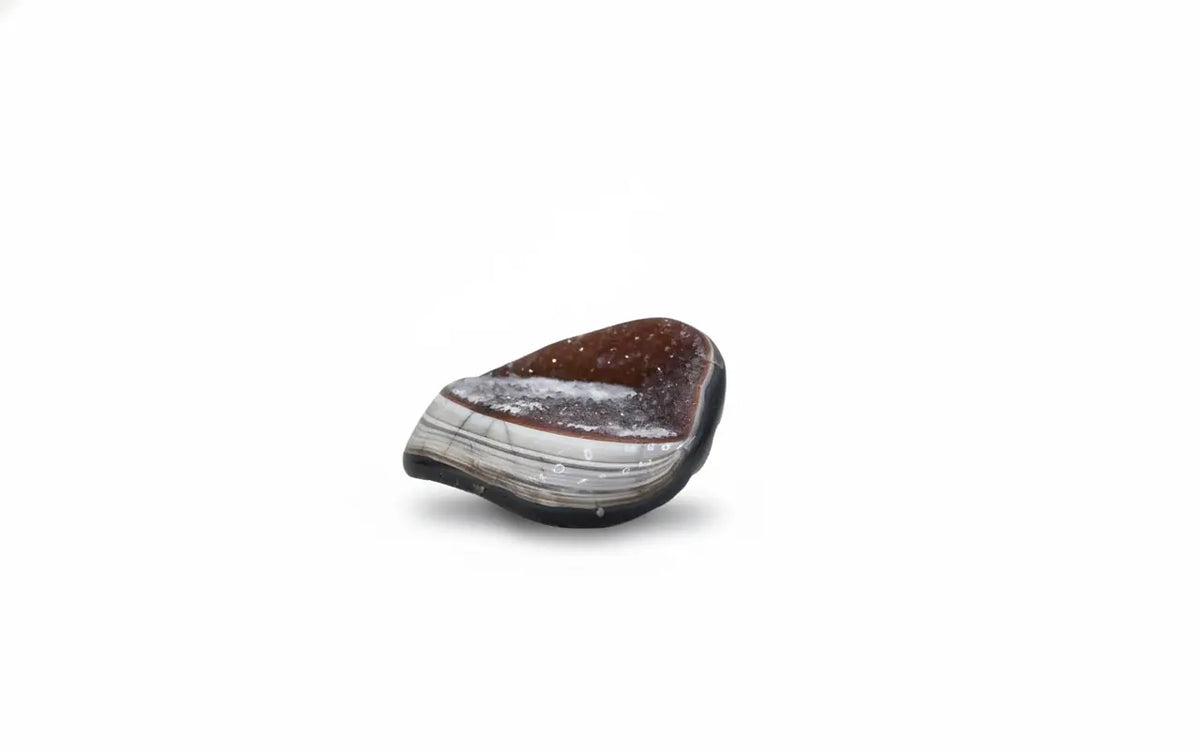 Jasper · Amethyst Formations with Jasper Banding - view 5