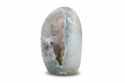 Juniper · Polished Amethyst Quartz with Green Crystals | Amethystore