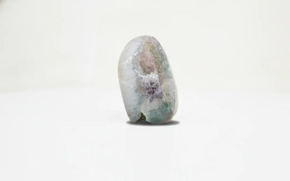 Juniper · Polished Amethyst Quartz with Green Crystals - view 4