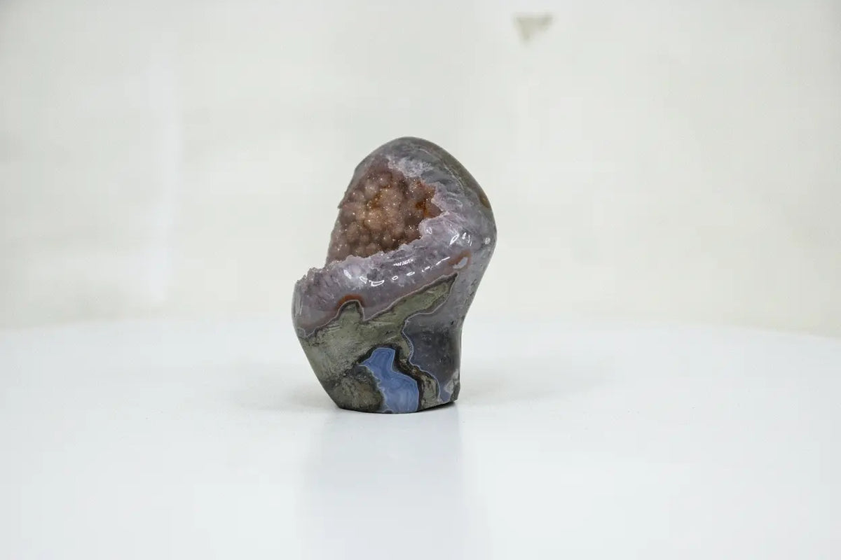 Marigold · Rainbow Amethyst with Orange Sugar Druzy | Amethystore