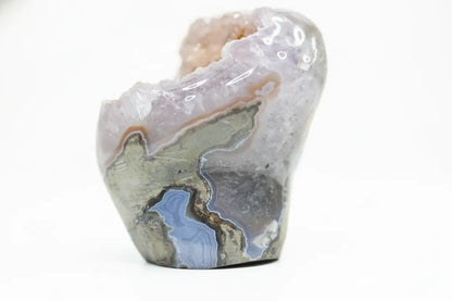 Marigold · Rainbow Amethyst with Orange Sugar Druzy - view 2