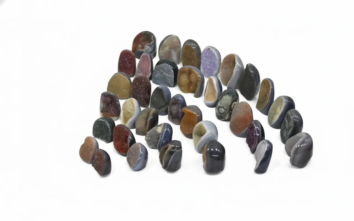 Minerva · Mini Rainbow Amethyst Cut-Bases | Amethystore