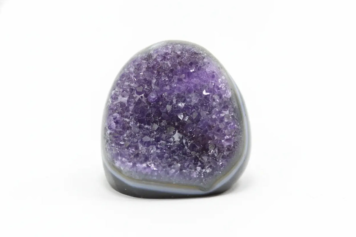 Mosaic · Mini Cut-Base Agate & Amethyst Lot - view 2