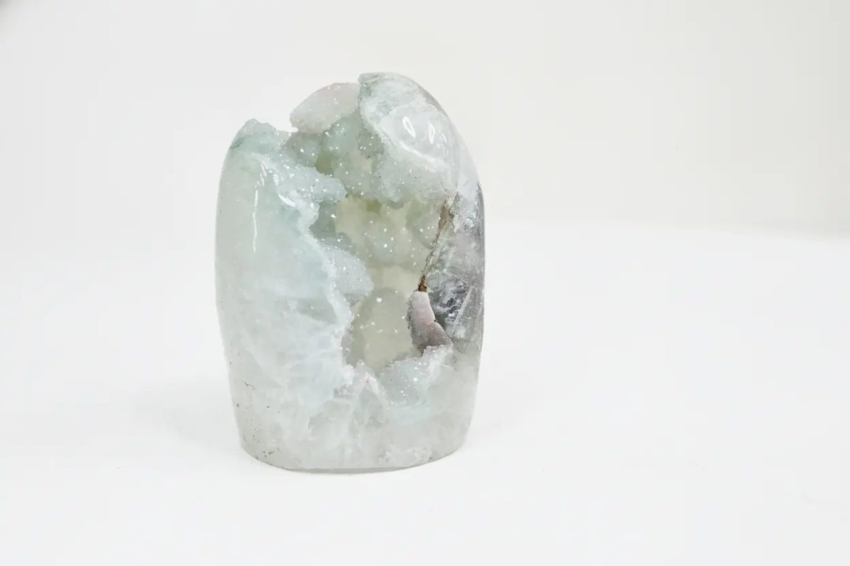 Moss · Cut-Base Amethyst Quartz, Green - view 2