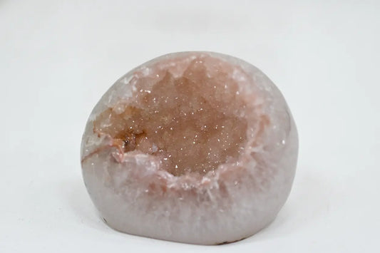 Nectar · Rainbow Amethyst Geode with Peach Sugar Druzy | Amethystore