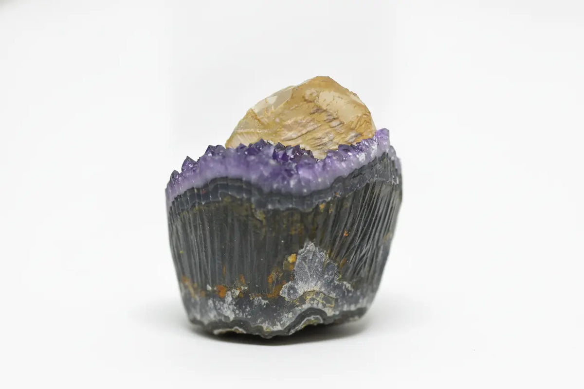 Orion · Amethyst Specimen with Calcite | Amethystore