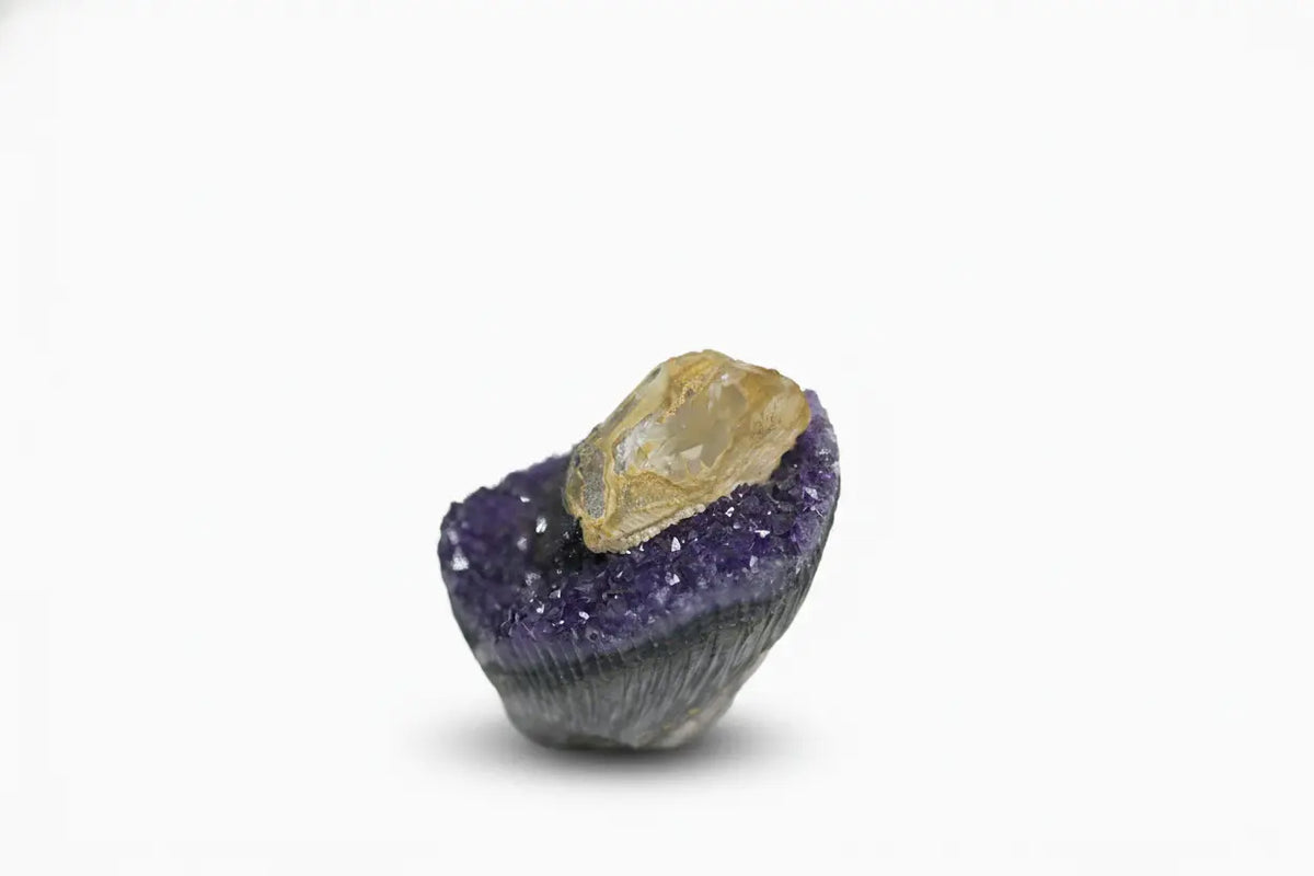 Orion · Amethyst Specimen with Calcite - view 2