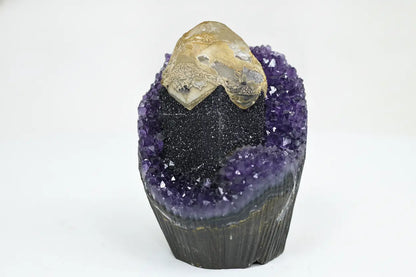 Orion · Amethyst Specimen with Calcite - view 3