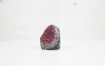 Peony · Cut-Base Amethyst with Pink Sugar Druzy - view 2