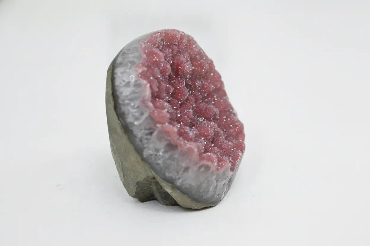 Peony · Cut-Base Amethyst with Pink Sugar Druzy - view 4