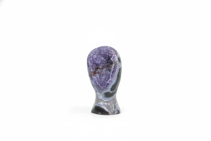 Pollux · Amethyst Free-Form, Twin Crystal with Sugar Druzy | Amethystore