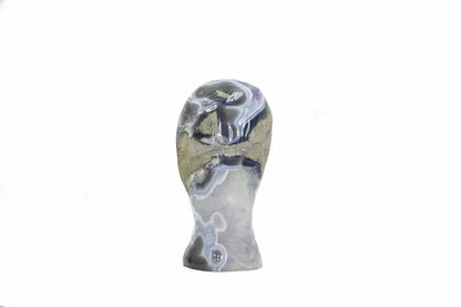 Pollux · Amethyst Free-Form, Twin Crystal with Sugar Druzy - view 3