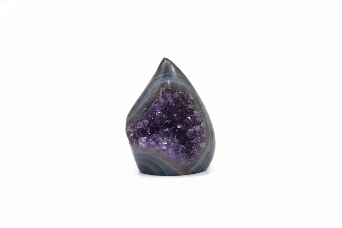 Pyre · Lot of Fully Polished Amethyst Flames - view 2