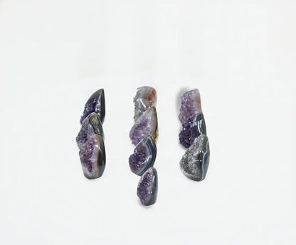 Pyre · Lot of Fully Polished Amethyst Flames - view 5
